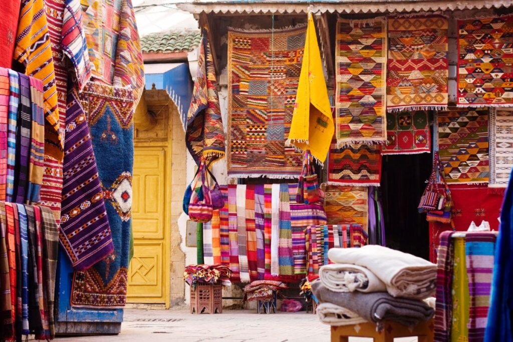 Moroccan carpets and rugs in Morocco